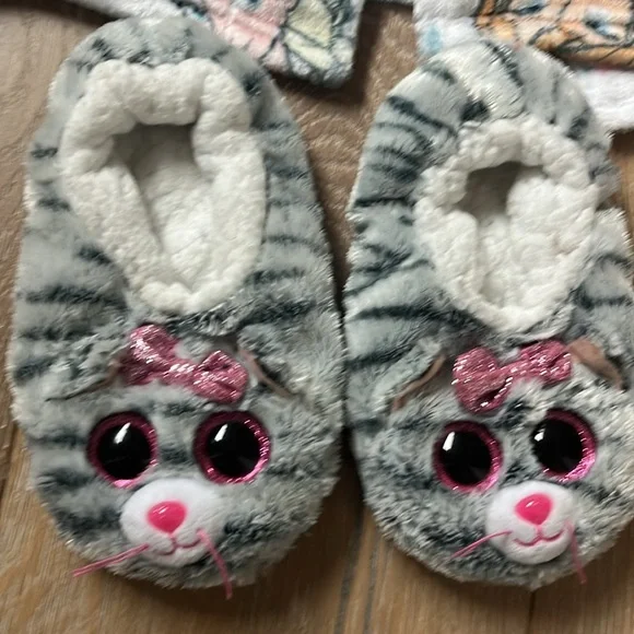 Girls frozen robe & slippers - Picture 3 of 6